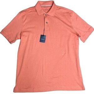 Van Heusen orange 3 button polo NWT medium
